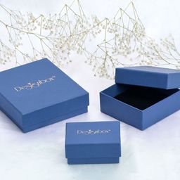 Designbox Twisted Square Shaped Enamelled Half Hoop Earrings image 3