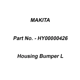 Makita Housing Bumper L Suitable For AF601, Part No HY00000426-picture-36