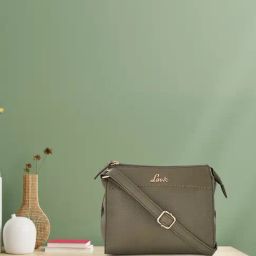 Lavie Olive Green Solid Sling Bag-image-22