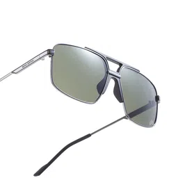 Royal Enfield Men Square Sunglasses with Polarised and UV Protected Lens image 4