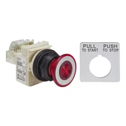 SCHNEIDER ELECTRIC Industrial Pushbutton Switches PB SWITCH, SPDT, PUSH-PULL, RED, 9001SKR9P35RH13-picture-10