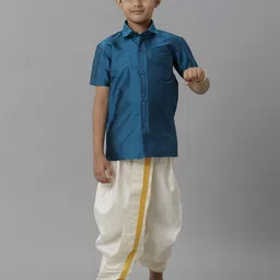 Ramraj Boys Shirt with Dhoti Pants-image-68