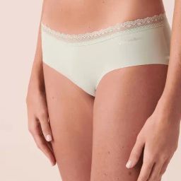 La Vie En Rose Green Lace Work Panty-image-90