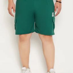 Bigbanana Green Regular Fit Cargo Shorts-image-82
