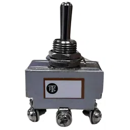 FTC 15 Amp DPST On-Off Metal Toggle Switch, T 156-48