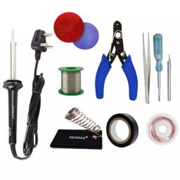 Fadman 10 In 1 Electronic Solution Intermediate Flat 20 mm Tip Copper & Iron 60 W Black-40