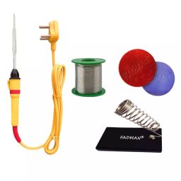 Fadman 4 In 1 Electronic Solution Beginner Flat 20 mm Tip Copper & Iron 25 W Half Yellow & Red-5