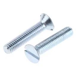 RS PRO Machine Screw M4x20 mm Steel Slot Countersunk, 553891-image-12