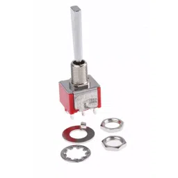 RS PRO Toggle Switch Panel Mount On-Off-On DPDT Solder Terminal, 394469-18