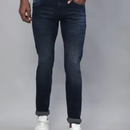 Cantabil Blue Cotton Regular Fit Jeans-picture-25