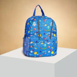 Pantaloons Junior Blue Printed Medium Backpack-24