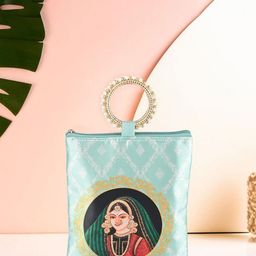 Kuber Industries Printed Structured Tote Bag with Applique image 2