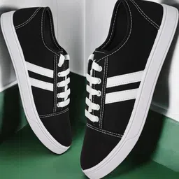Free Kicks Men Black Mesh Marking Running Sports Shoes-picture-6