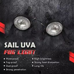 Auto Pearl Car Fog Lamp Light Compatible For Chevrolet Sail UVA (Set of 2 Pcs) image 3
