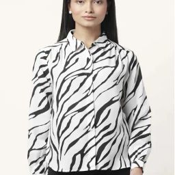 Annabelle by Pantaloons White Printed Shirt-picture-1
