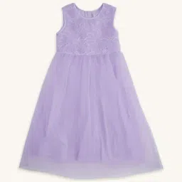 Pantaloons Junior Pink Cotton Floral Print Dress-picture-46