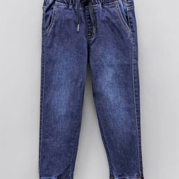 Pine Kids Full Length Enzyme Washed Stretchable Jeans - Light Blue-image-75