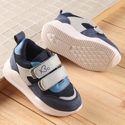 Babyoye Sneakers with Velcro Closure - Grey-image-50