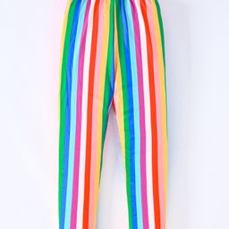 Kookie Kids Full Length Striped Legging - Multicolor-image-48