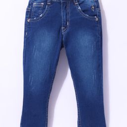 GINI & JONY Woven Full Length Washed Denim Jeans - Light Blue-picture-12