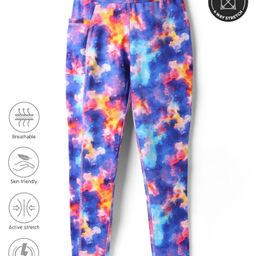 Pine Active Knit Full Length Super Stretch Printed Leggings - Multicolor-image-78