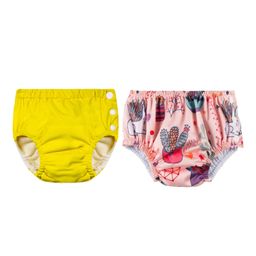 Chinmay Kids Reusable Swim Diaper Pants Pack of 2 - Multicolor-picture-5