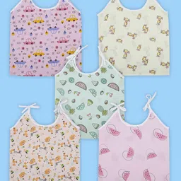 Baby Moo Unbisex Kids 5 Pcs Cotton Innerwear Vests KJD-46-44