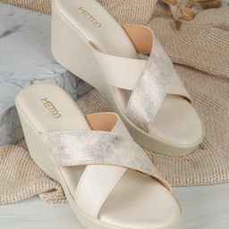 Metro Textured Platform Mules-38