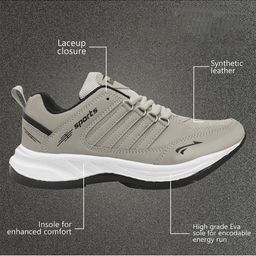 PENNEN Men Running Non-Marking Shoes image 3