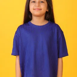 Anthrilo Girls Printed Pockets T-shirt-20