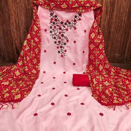 MANVAA Embellished Unstitched Dress Material-picture-13