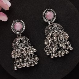 ANIKAS CREATION Contemporary Jhumkas Earrings-image-0