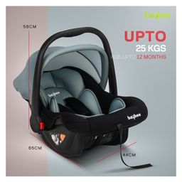BAYBEE 4 in 1 Multi Purpose Baby Carry Cot Cum Car Seat with Canopy, Adjustable Handle, 3 Point Safety Belt | Rocker for Infant | Baby Carry Cot (Green) image 3