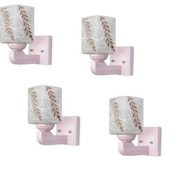 Somil Premium Designer Glass Wall / Night Lamp Elegant & Stylish Dcor Accent for Modern Interiors, color- Brown, White, Size- 18.5 X 23.5 X 22.5 CM-image-30