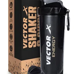 VECTOR X Black & White Single Plastic Printed Water Bottle-image-4