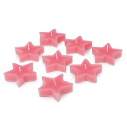 Parkash Candles Set of 8 Scented Star Shaped Tea Lights  - Pink image 4