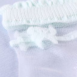 KIDLINGSS Pack Of 3 Net Bow Designed Socks - Multi Colour image 5