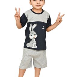 CHANDRIKA Kids-Boys Grey Clothing Set-image-56