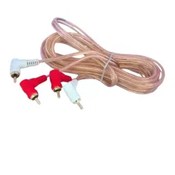 SETMI INDIA 2 RCA to 2 RCA Audio Video Cable 1.5 m 90° Right Angle for TV, Amplifier, Home Theater-33