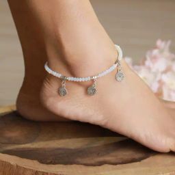 Aatmana Life of Circular Charms Beaded Handcrafted Anklets-33