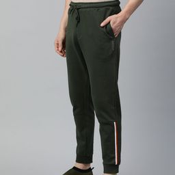 ARDEUR Men Self Design Regular Fit Joggers-image-1