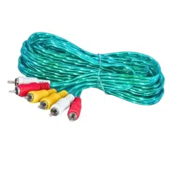 SETMI INDIA 3 RCA to 3 RCA Audio Video Cable 2 m for TV, DVD Player, Gaming Console and AV Devices-27