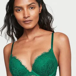 Victoria's Secret Floral Bra Medium Coverage Underwired Heavily Padded-picture-16