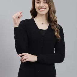 Monte Carlo Black Regular Fit Sweaters-image-61