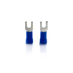 Globomotive Insulated Fork Spade U-Type Terminals Spade Quick Splice Crimp Wire Connectors (Pack Of 100, 2.5 sq mm)-picture-45