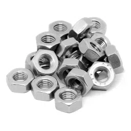 B K JAGAN & CO Size 6 mm Hex Nut Carbon Steel Silver (Pack of 100)-picture-1