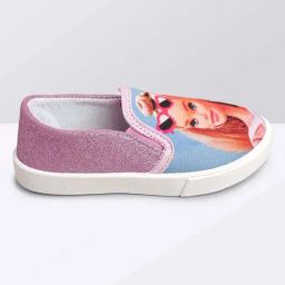 Kidsville Barbie Printed Multicolor Casual Slip-Ons-picture-25