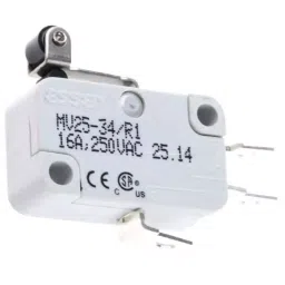 RS PRO Short Roller Lever Micro Switch SP-CO Quick Connect Terminal 250 V AC, 8046228-15