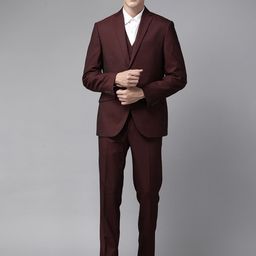 Blackberrys Men Textured 3-Piece Formal Suit-picture-5
