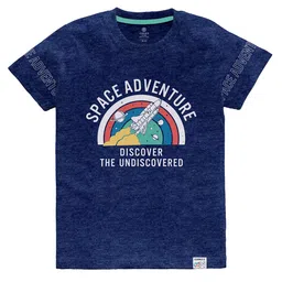 CODEZ Boys Multicoloured Printed Applique T-shirt image 4